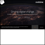 Screen shot of the Rocktime Ltd website.