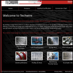 Screen shot of the Techwire International Ltd website.