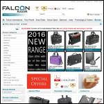 Screen shot of the Falcon International Bags Ltd website.