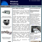 Screen shot of the Wilstead Engineering website.