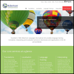 Screen shot of the Robertson Languages International Ltd website.