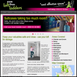 Screen shot of the More Than Loft Ladders - North West website.