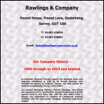 Screen shot of the Rawlings & Co website.