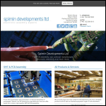 Screen shot of the Spimin Development Ltd website.
