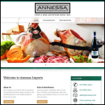 Screen shot of the Annessa Imports Ltd website.