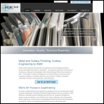 Screen shot of the REM Surface Engineering Ltd website.
