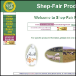 Screen shot of the Shep-fair Products Ltd website.