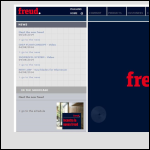 Screen shot of the Freud Tooling U K Ltd website.