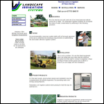Screen shot of the Landscape Irrigation Systems website.