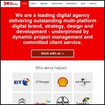 Screen shot of the Dx-designs Ltd website.