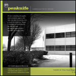 Screen shot of the Penknife Ltd website.