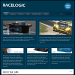 Screen shot of the Racelogic Ltd website.
