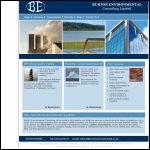 Screen shot of the Burton Environmental Associates website.