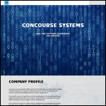 Screen shot of the Concourse Computer Services Ltd website.