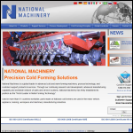 Screen shot of the National Machinery Co website.