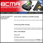 Screen shot of the British Connector Manufacturers Association website.