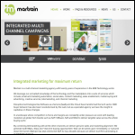 Screen shot of the Martrain website.