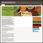 Screen shot of the Wheelton Healthcare Centre website.