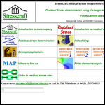 Screen shot of the Stresscraft Ltd website.