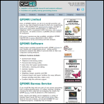 Screen shot of the QPSMR Ltd website.