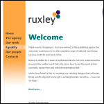 Screen shot of the Ruxley Communications Ltd website.