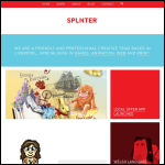 Screen shot of the Splinter website.
