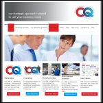Screen shot of the CQ Strategic Marketing Ltd website.