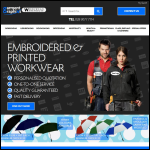 Screen shot of the Garment Graphixs Ltd website.