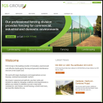 Screen shot of the FGS Landscapes Ltd website.