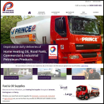 Screen shot of the Prince Petroleum Ltd website.