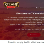 Screen shot of the O Kane Irish Foods website.