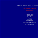 Screen shot of the Dilton Automotive Solutions Ltd website.