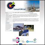Screen shot of the Consult Db Ltd website.