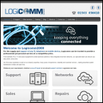 Screen shot of the Logicomm 2000 Ltd website.