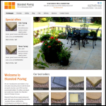 Screen shot of the Stansted Paving website.