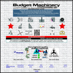 Screen shot of the Budget Machinery website.