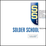 Screen shot of the Solder School Technology website.