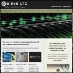 Screen shot of the Osiris Ltd website.