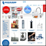 Screen shot of the Cascade Water Systems Ltd website.