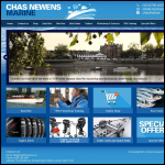 Screen shot of the Chas Newens Marine Co. Ltd website.