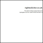 Screen shot of the Right Solicitor website.