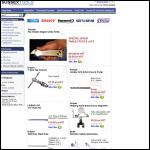 Screen shot of the Sussex Tools Ltd website.