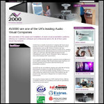 Screen shot of the AV 2000 Ltd website.