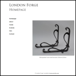 Screen shot of the London Forge website.