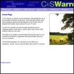 Screen shot of the C & S Warren Ltd website.
