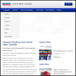 Screen shot of the Ford & Slater Group Ltd website.
