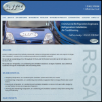 Screen shot of the Rssac Ltd website.