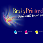 Screen shot of the Bexley Printers Ltd website.
