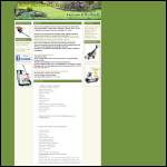 Screen shot of the Jims's Garden Services website.