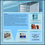 Screen shot of the Jana Enterprises Ltd website.